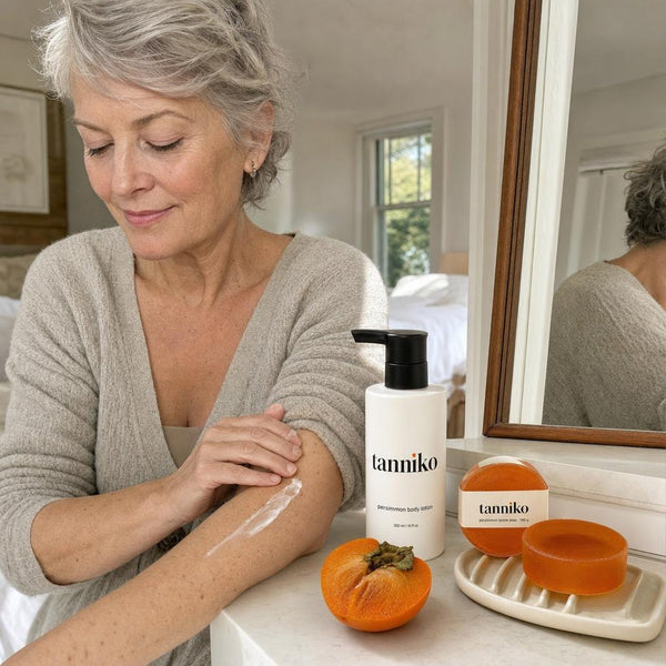 Applying lotion