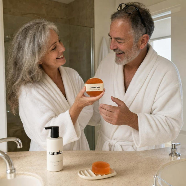 Couple in the bathroom